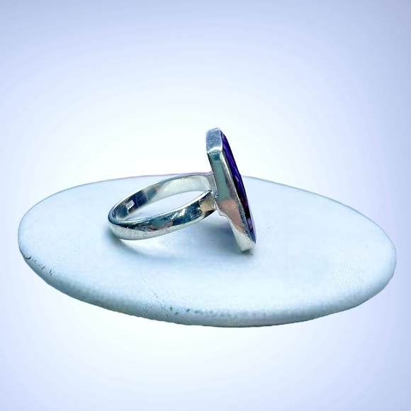 🌺Artisan Sterling & Natural Stone Ring - Picture 10 of 13